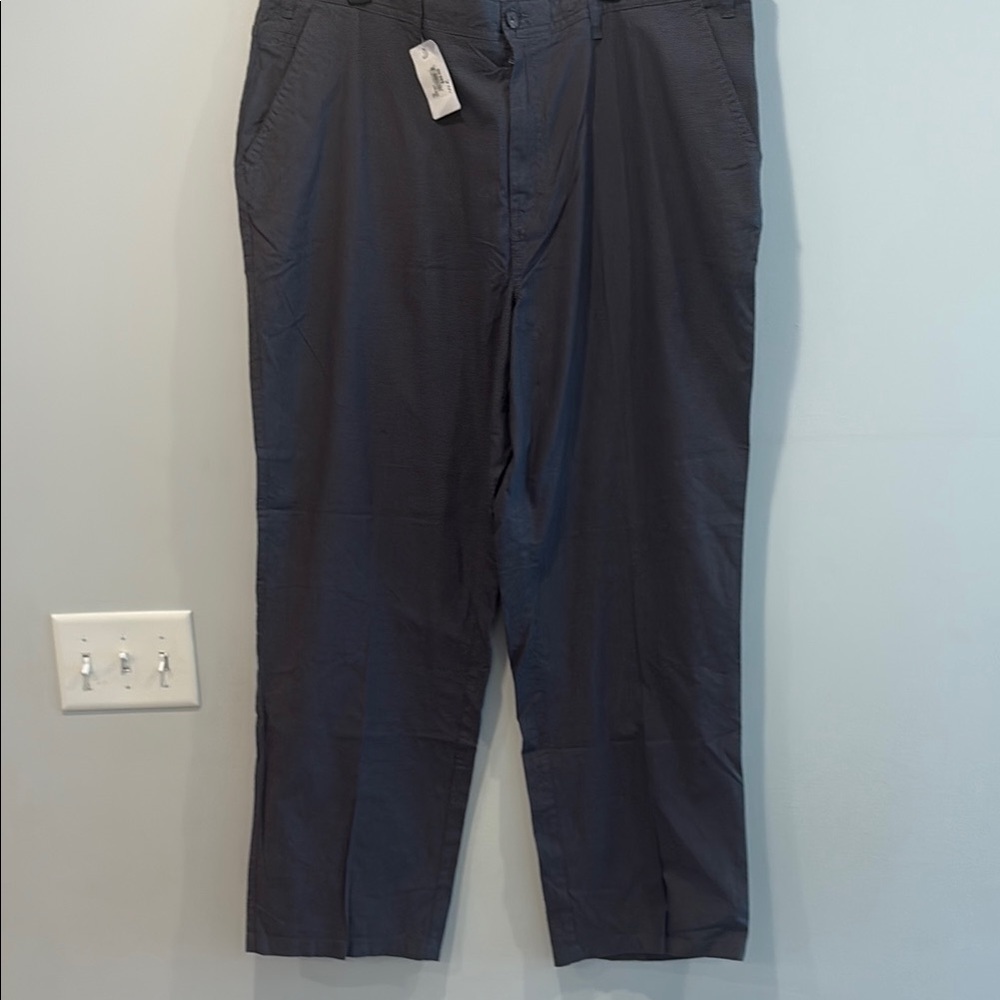 44 x 32 Gray Chinos Classic Straight-Leg Pants